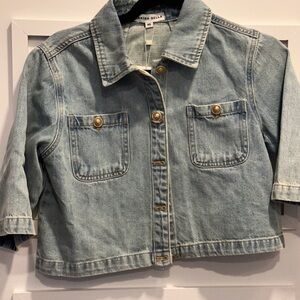 Light Wash Denim Jacket - Kids